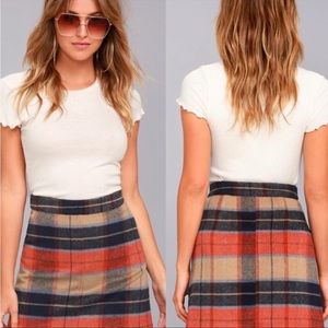Lulu’s Plaid Skirt